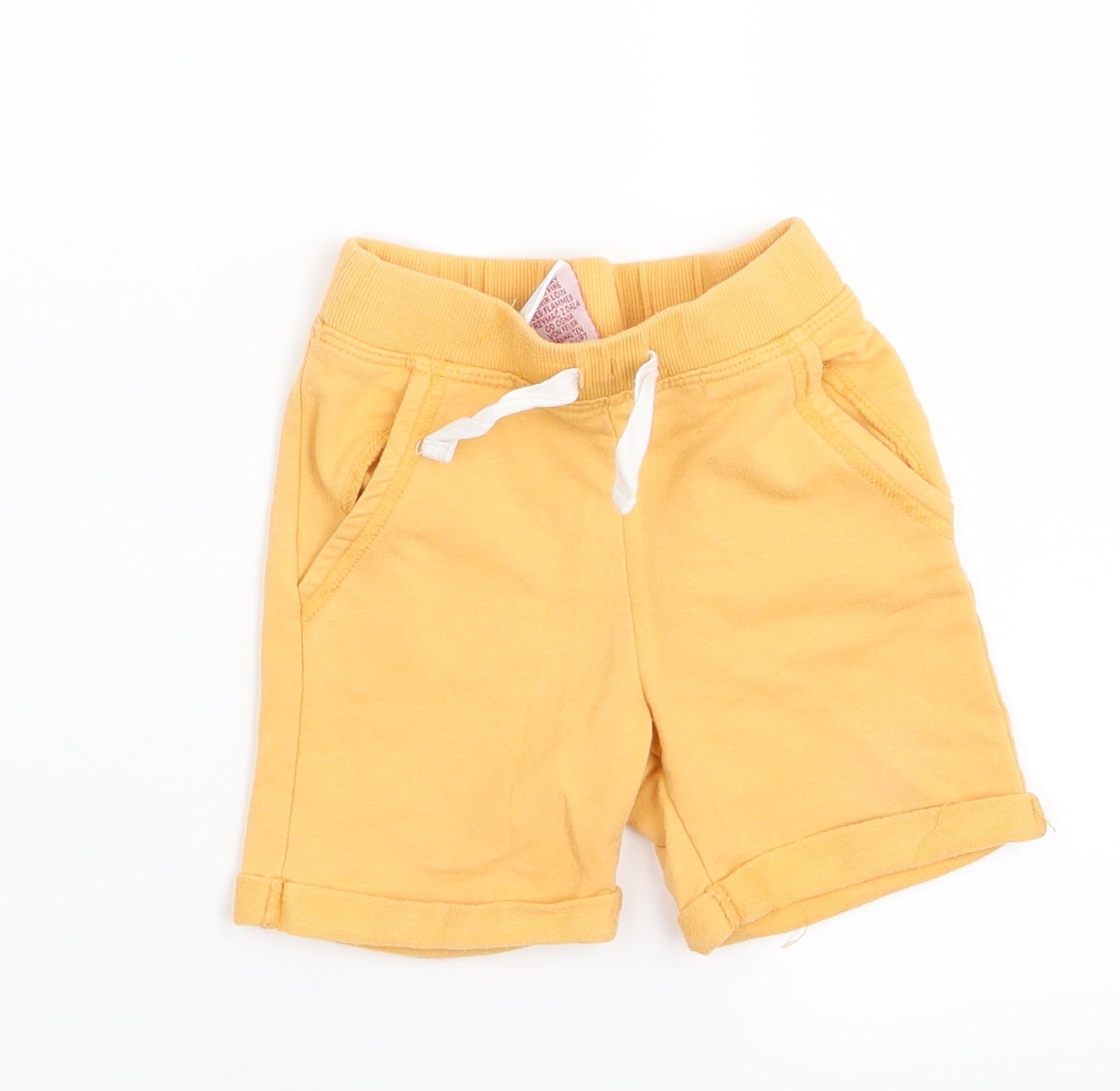 Preworn Boys Orange   Capri Trousers Size 12-18 Months  - shorts