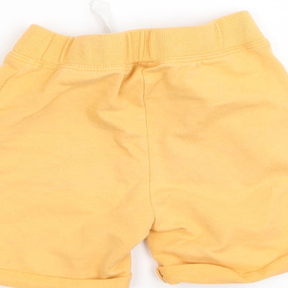 Preworn Boys Orange   Capri Trousers Size 12-18 Months  - shorts