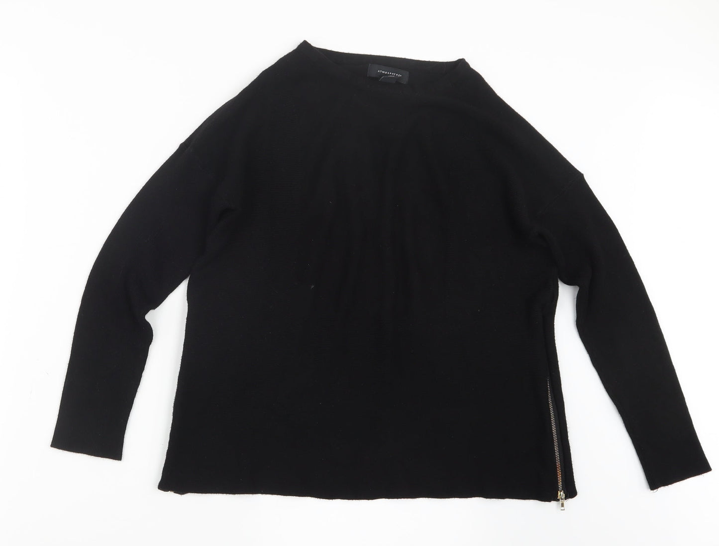 Atmosphere Womens Black  Knit Pullover Jumper Size 10