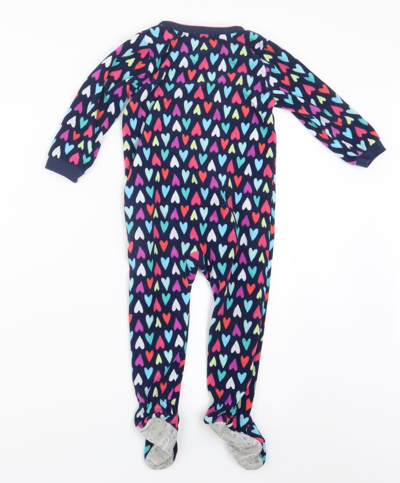 Carter's Girls Blue Geometric  Top One Piece Size 2 Years
