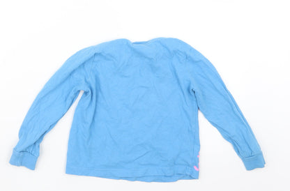 Nutmeg Boys Blue Geometric   Pyjama Top Size 2-3 Years  - George Pig