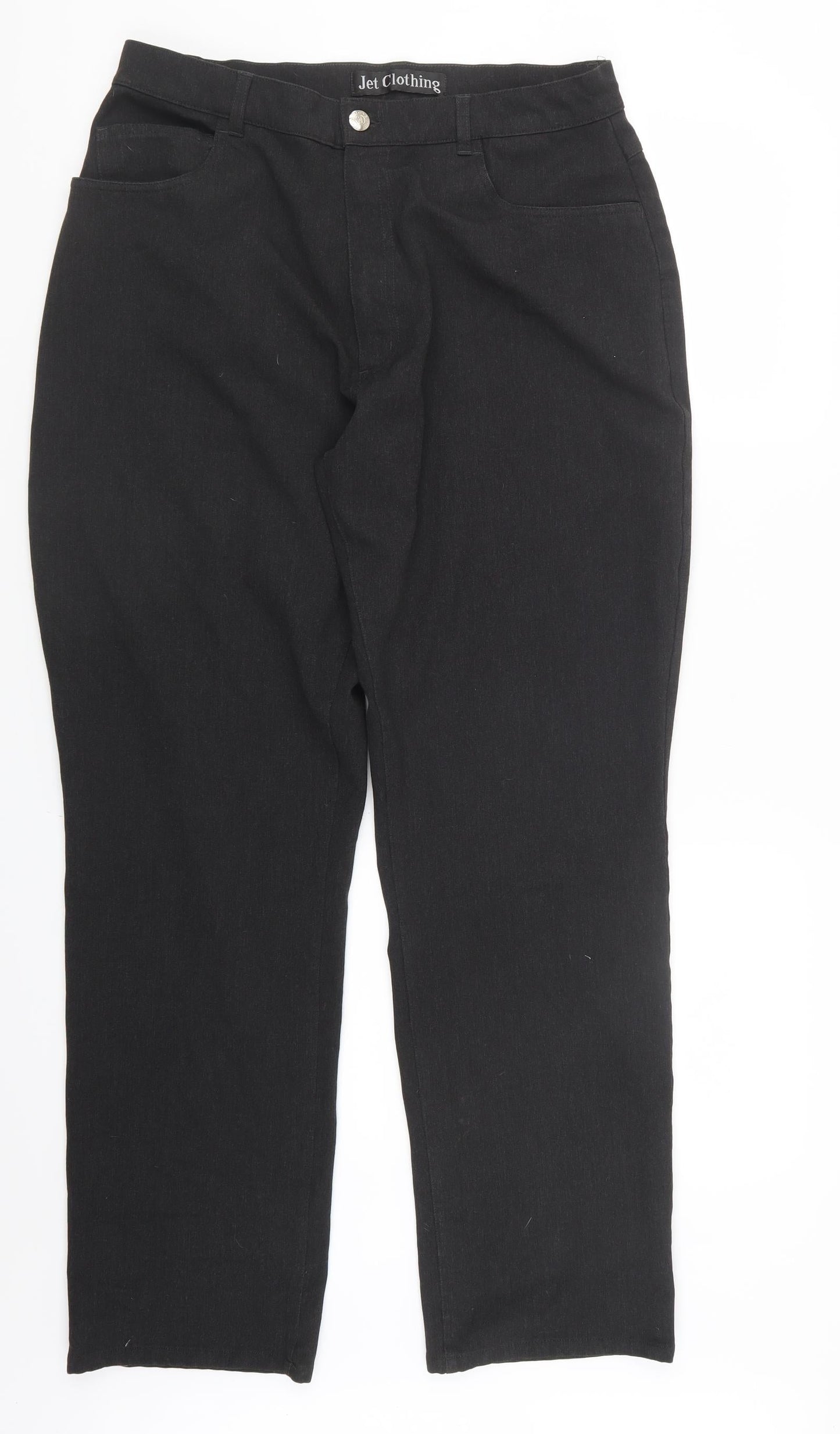 Jet Clothing Mens Black   Trousers  Size 31 in L30 in