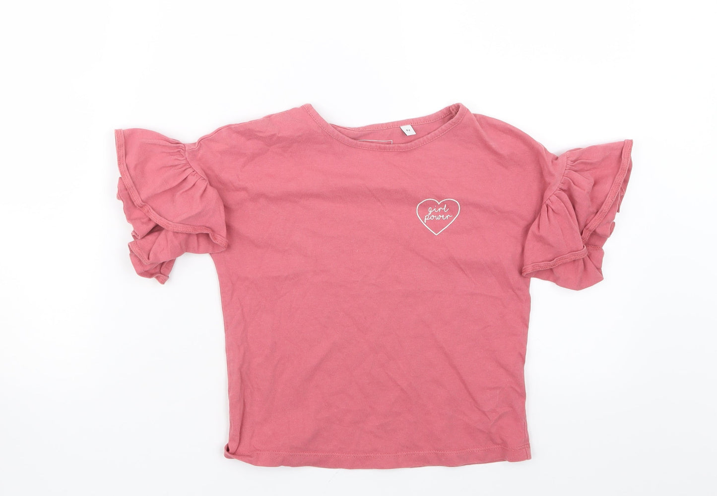 Outfit Girls Pink   Basic T-Shirt Size 6 Years