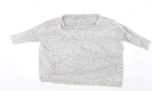 SheIn Womens Grey  Knit Pullover Jumper Size XL  - Curve