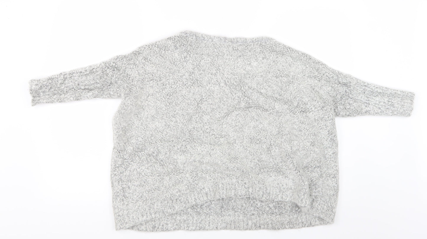 SheIn Womens Grey  Knit Pullover Jumper Size XL  - Curve