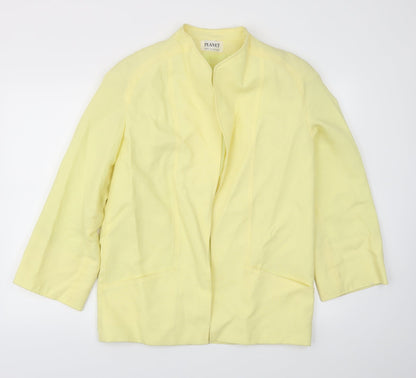 Womens UK Size 12 Planet Regular Yellow Blazer