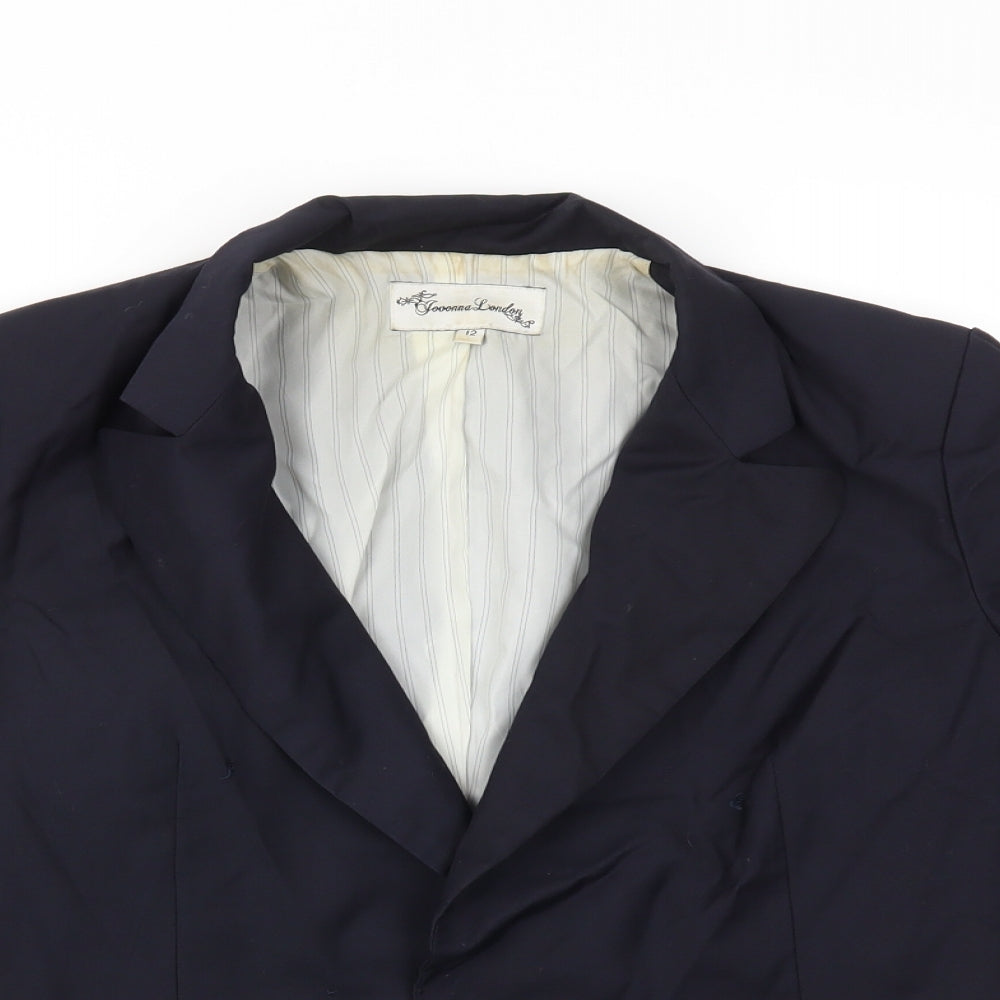 Jovonna London Womens Black   Jacket Blazer Size 12