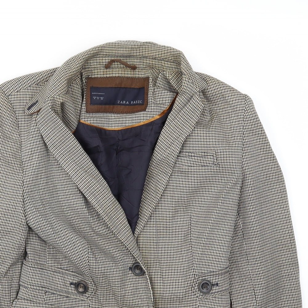 Zara Womens Brown   Jacket Blazer Size M