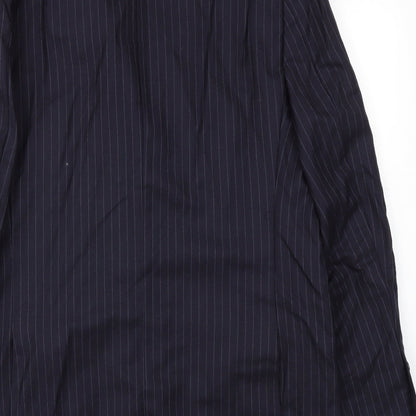 AUTIN REED Mens Blue Striped  Jacket Blazer Size 44