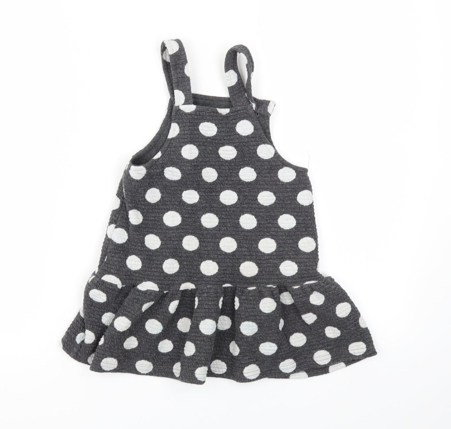George Girls Grey Polka Dot  Fit & Flare  Size 2 Years
