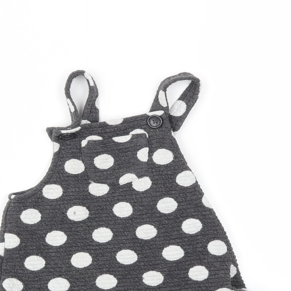 George Girls Grey Polka Dot  Fit & Flare  Size 2 Years