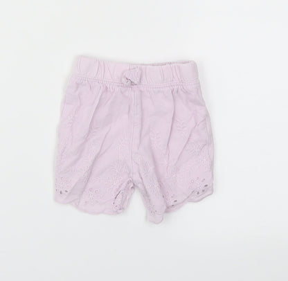 Primark Girls Purple   Capri Trousers Size 3-6 Months