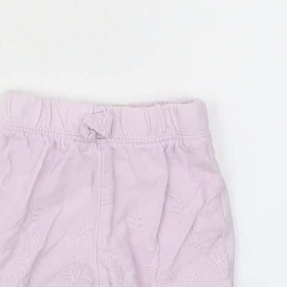 Primark Girls Purple   Capri Trousers Size 3-6 Months