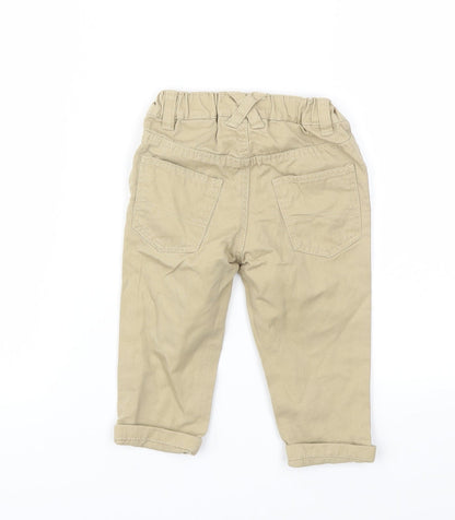 H&M Boys Beige   Capri Jeans Size 6-9 Months