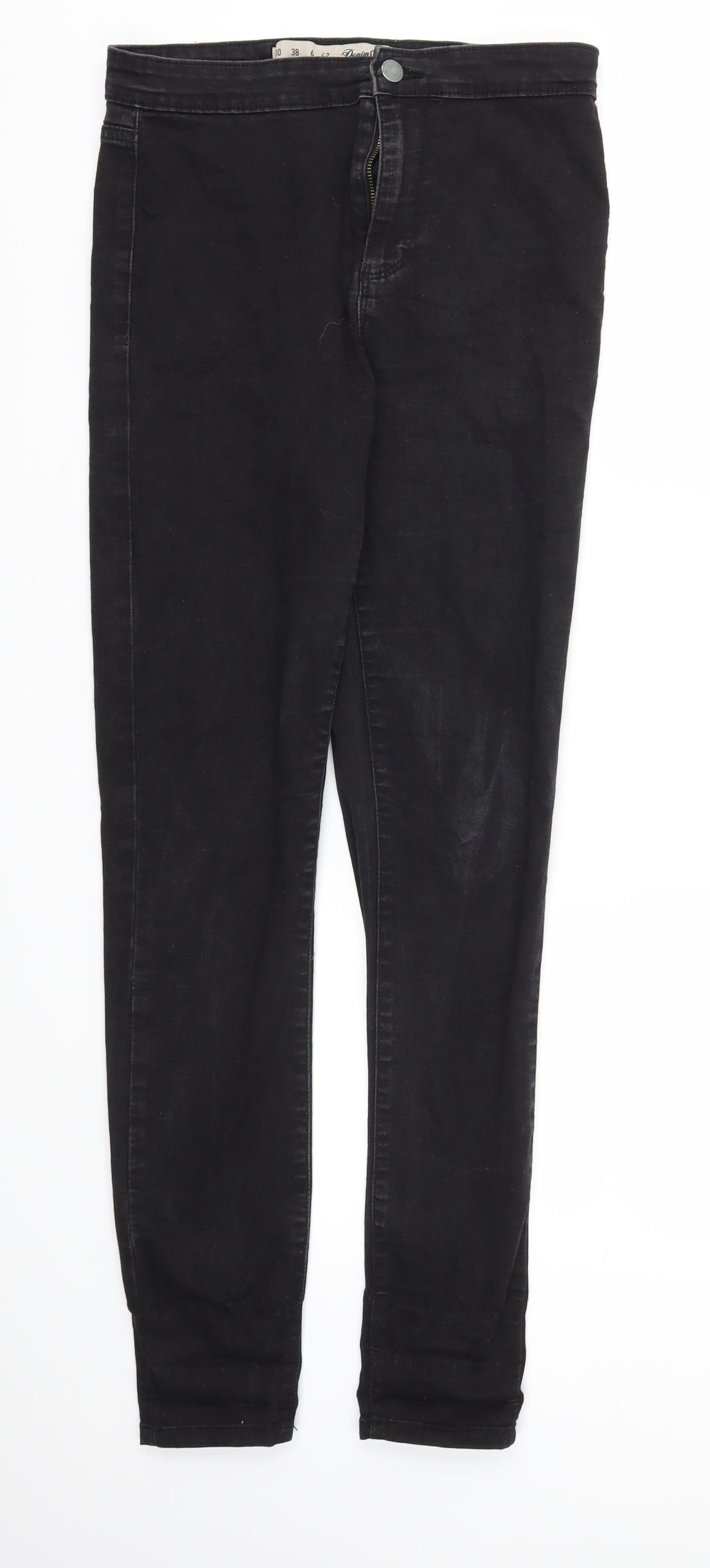 DENIM &CO  Womens Black   Skinny Jeans Size 10 L29 in