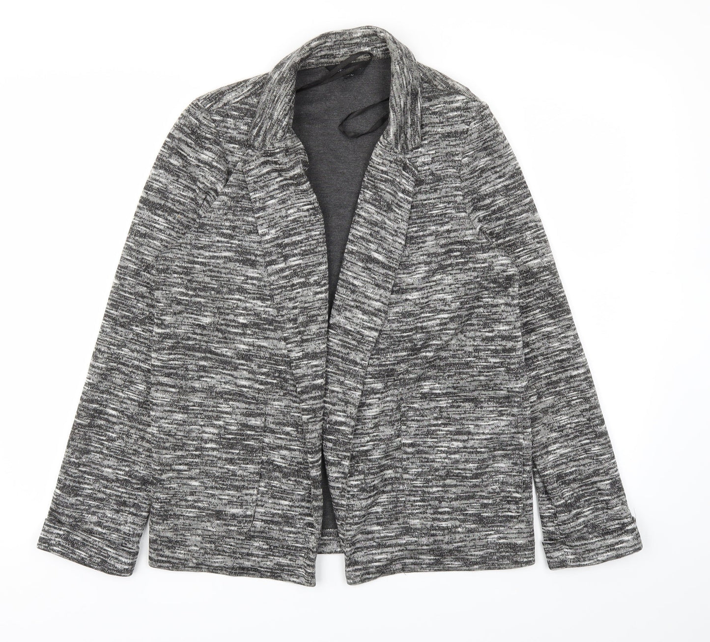 New Look Womens Grey   Jacket Blazer Size 10