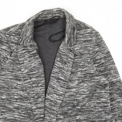 New Look Womens Grey   Jacket Blazer Size 10