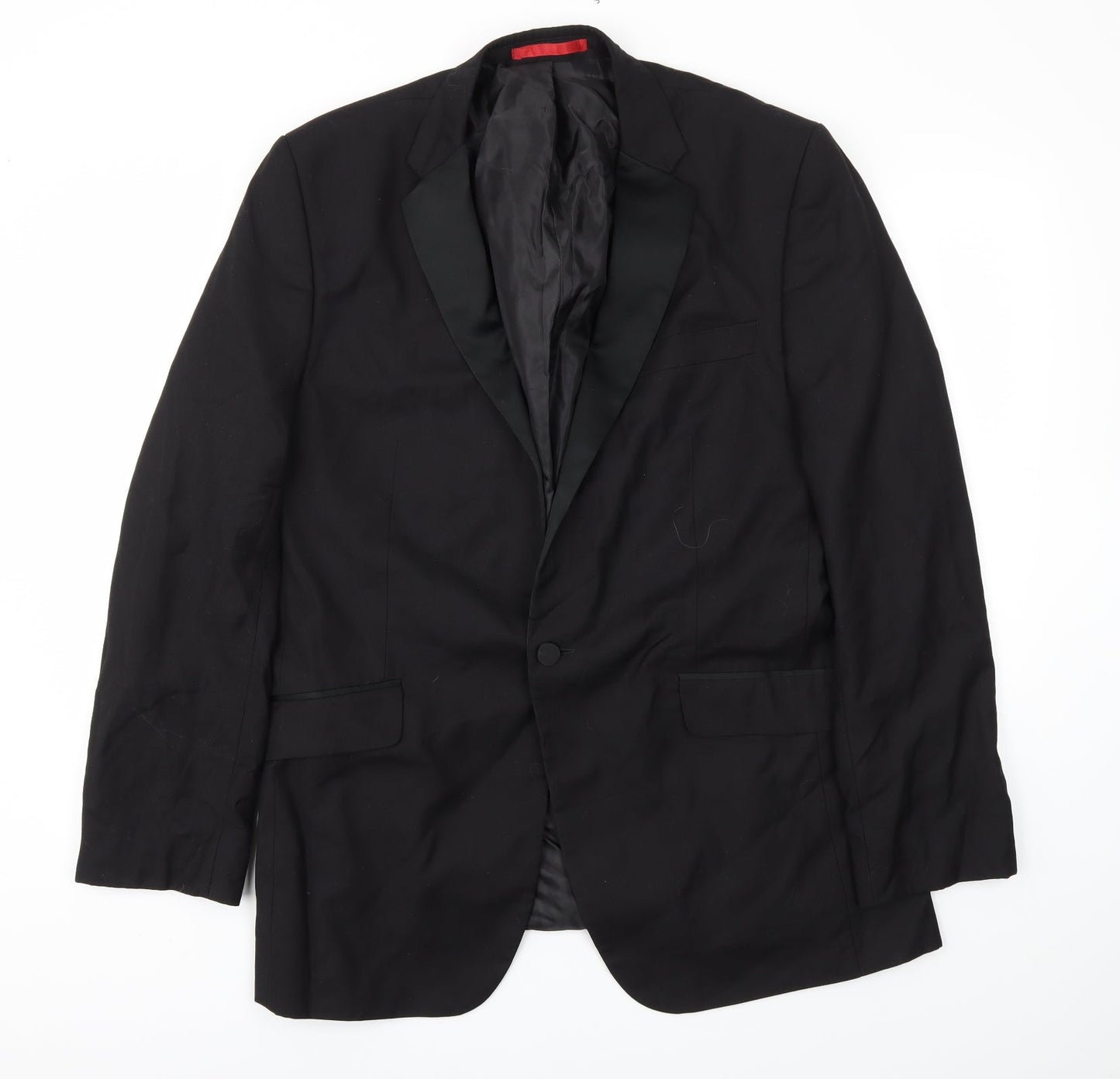 Mens UK Size 42 Burton Regular Black Suit Jacket