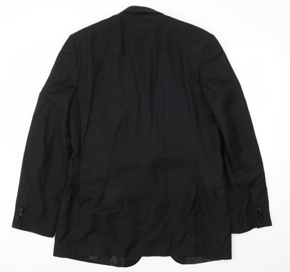 Mens UK Size 42 Burton Regular Black Suit Jacket