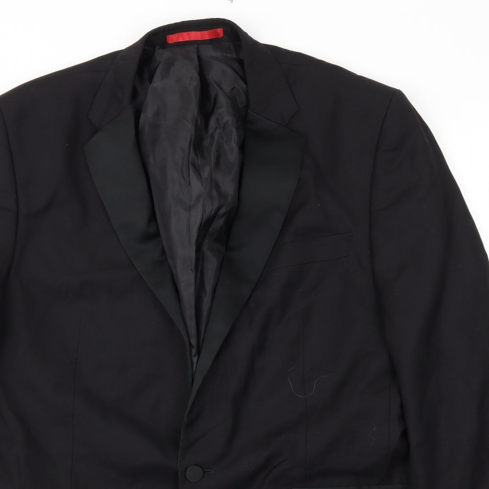 Mens UK Size 42 Burton Regular Black Suit Jacket