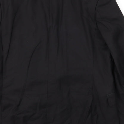 Mens UK Size 42 Burton Regular Black Suit Jacket