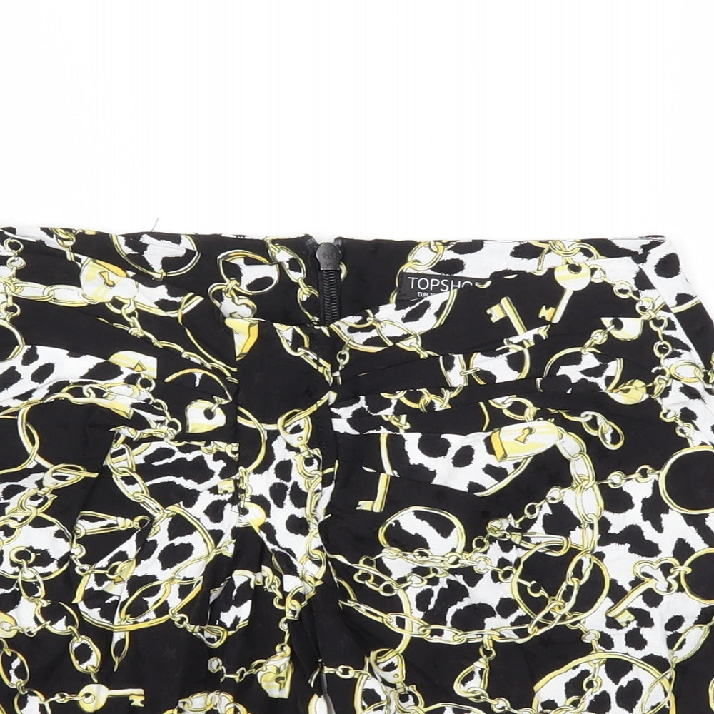 Womens UK Size 8 Topshop Flare  Skirt