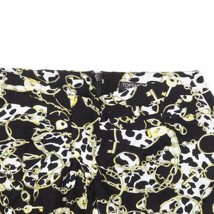 Womens UK Size 8 Topshop Flare  Skirt