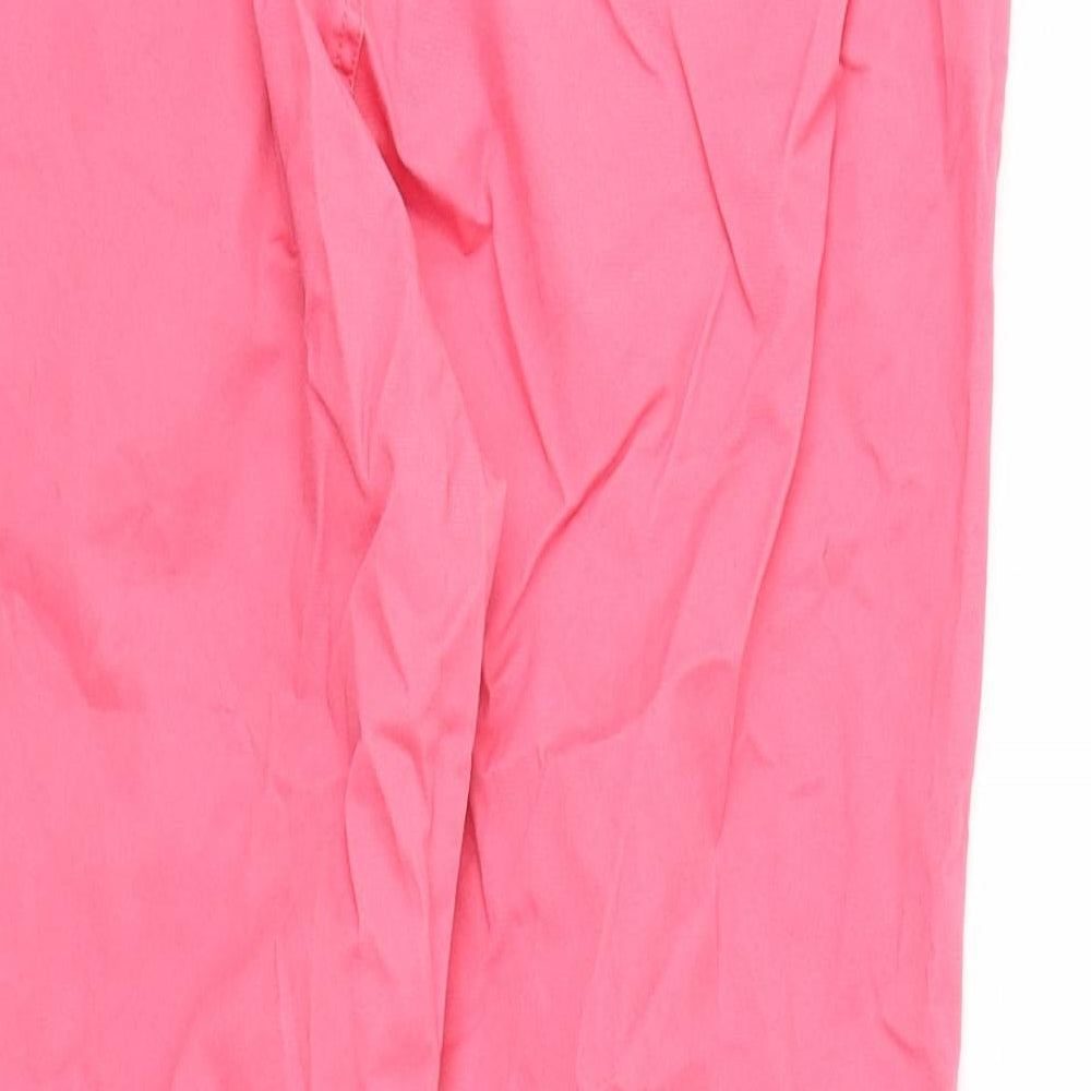 Womens UK Size 18 Preworn Regular Fit  Pink Trousers