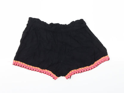 candy  Womens Black   Cut-Off Shorts Size 12 - Stretch waistband