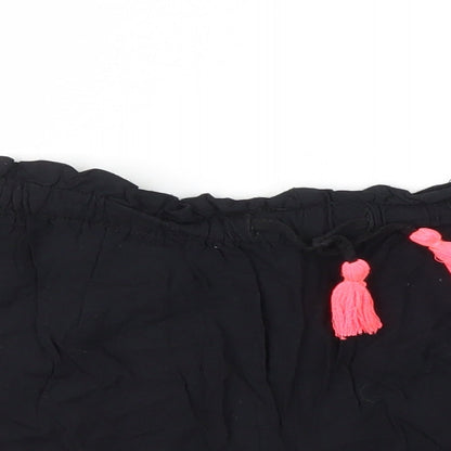 candy  Womens Black   Cut-Off Shorts Size 12 - Stretch waistband