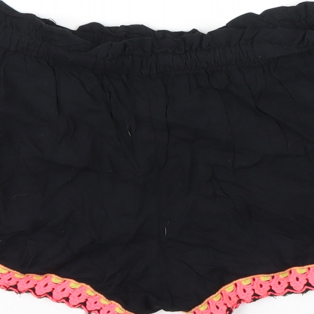 candy  Womens Black   Cut-Off Shorts Size 12 - Stretch waistband