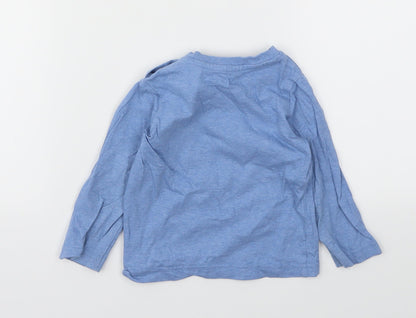 NUTMEG  Boys Blue   Basic T-Shirt Size 9-12 Months