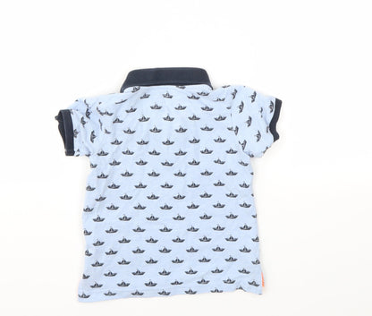 L.O.G.G Boys Blue   Basic T-Shirt Size 6-9 Months