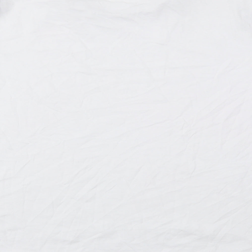 Womens UK Size 18 VERY White Basic T-Shirt
