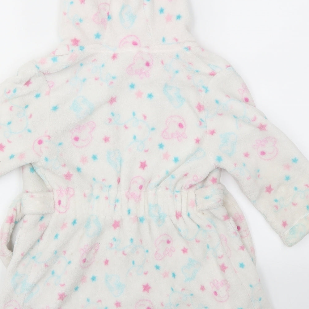 George Girls White Animal Print  Top Gown Size 2-3 Years