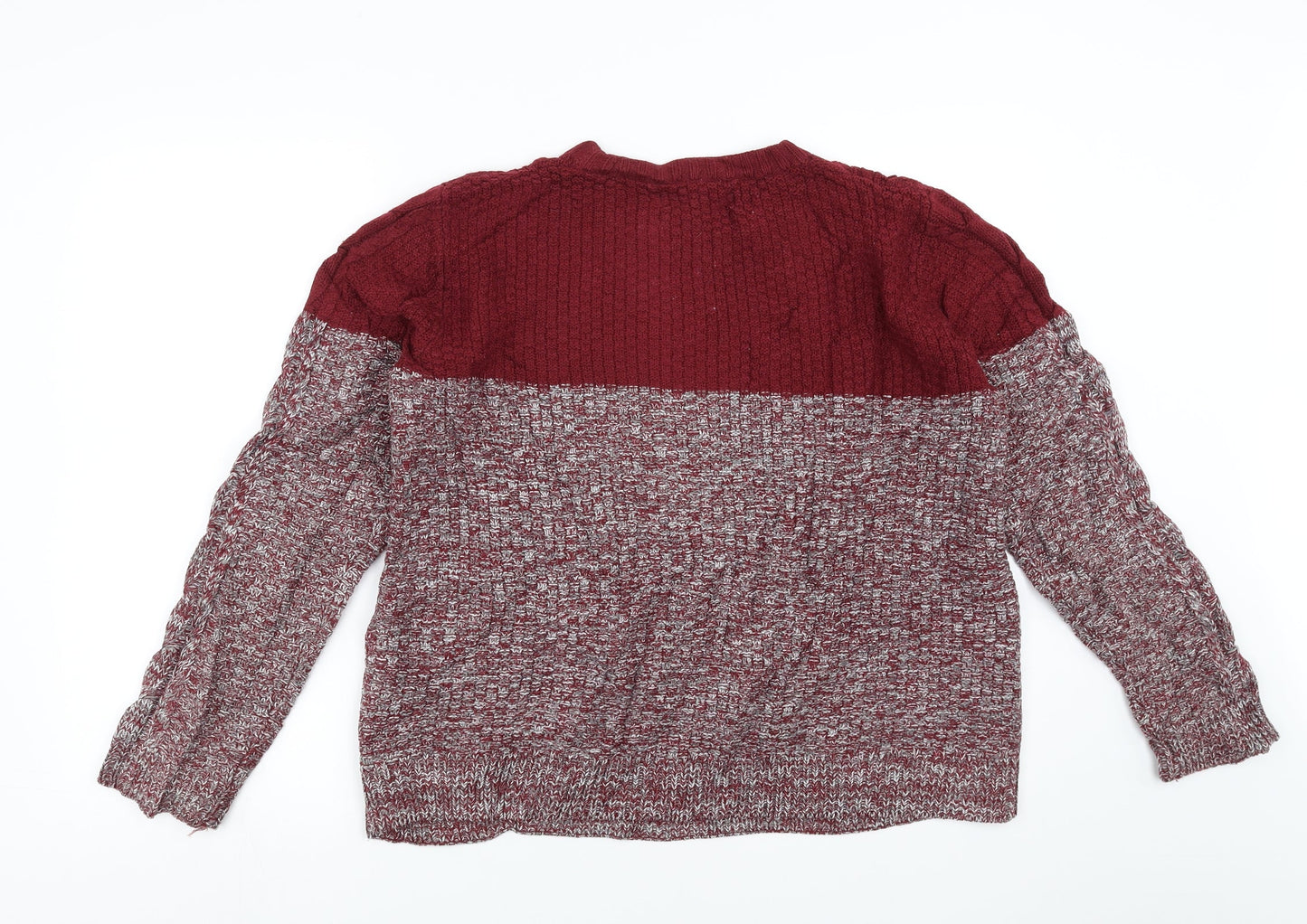 River Island Mens Red   Pullover Jumper Size M