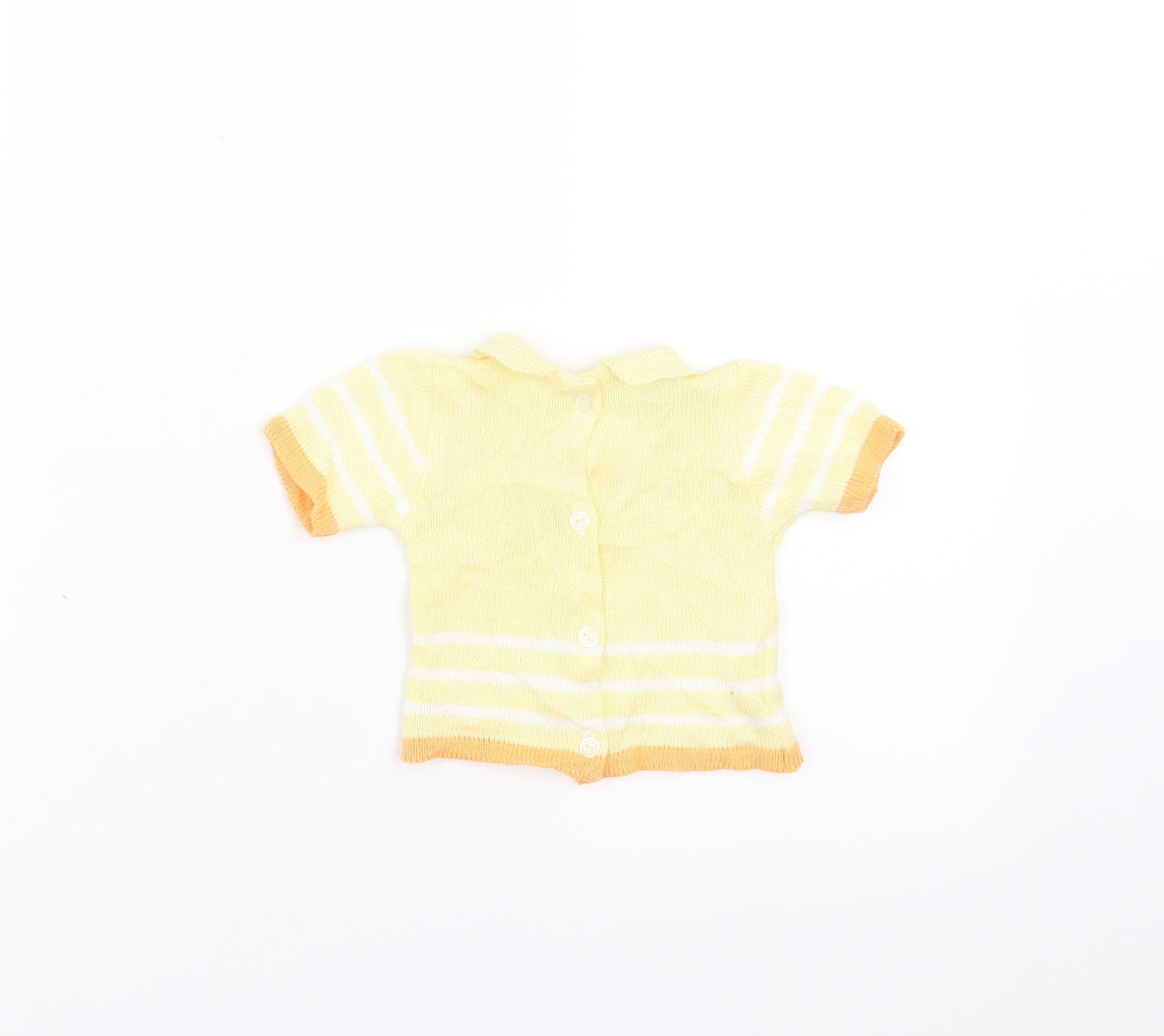 dombi Girls Yellow   Pullover Jumper Size 6-9 Months