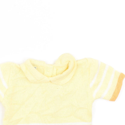dombi Girls Yellow   Pullover Jumper Size 6-9 Months