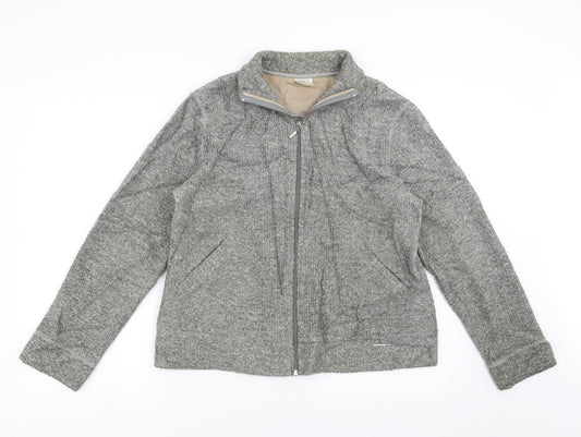NEXT Womens Grey   Full Zip Jumper Size 16