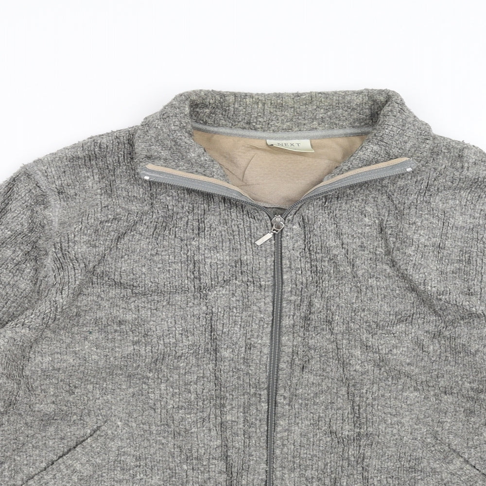 NEXT Womens Grey   Full Zip Jumper Size 16