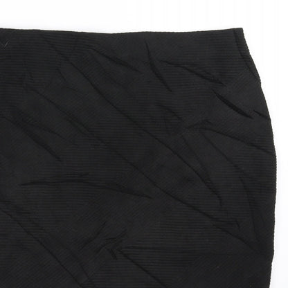 Promod Womens Black   Straight & Pencil Skirt Size L