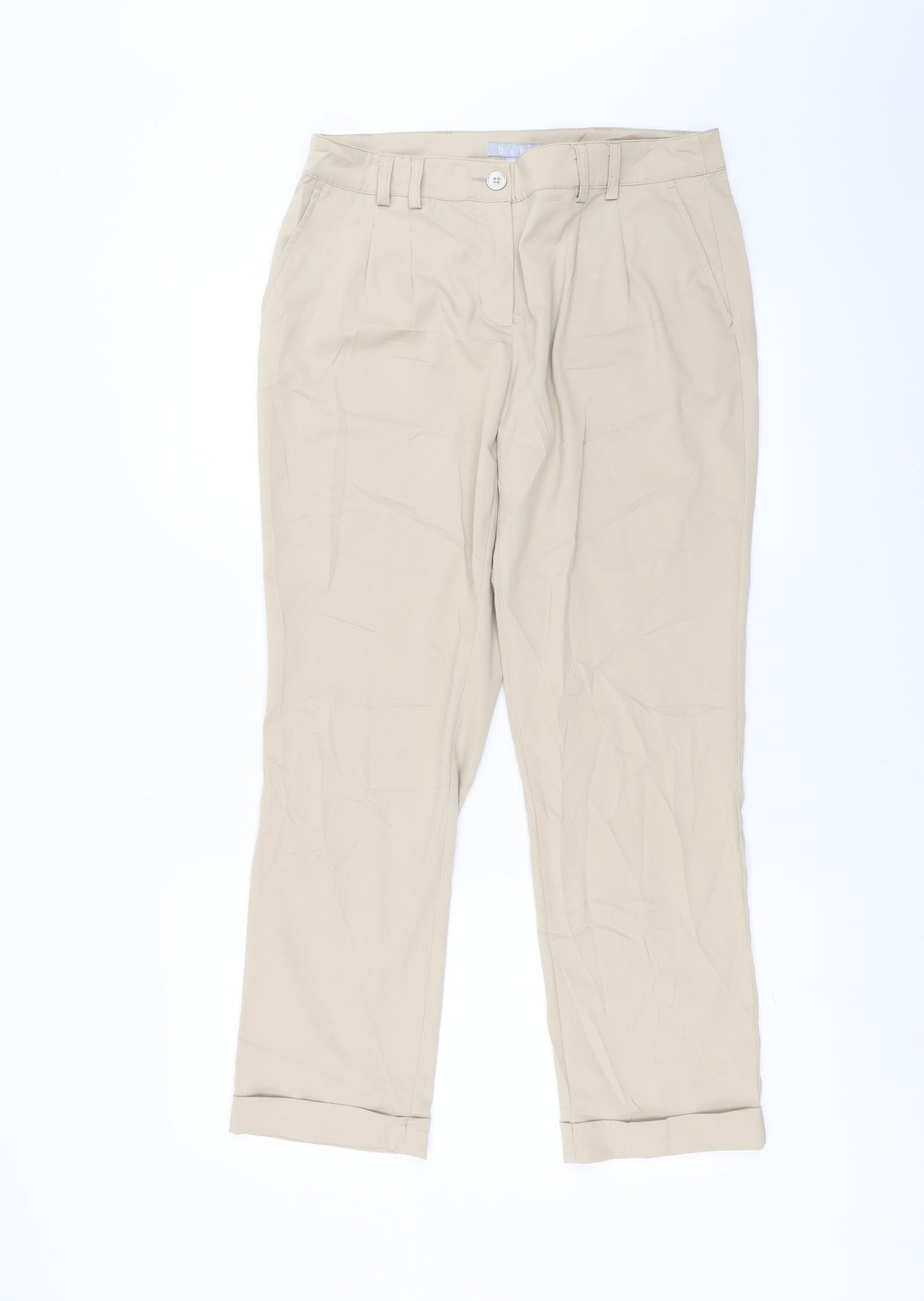 BNK Womens Beige   Trousers  Size 12 L28 in