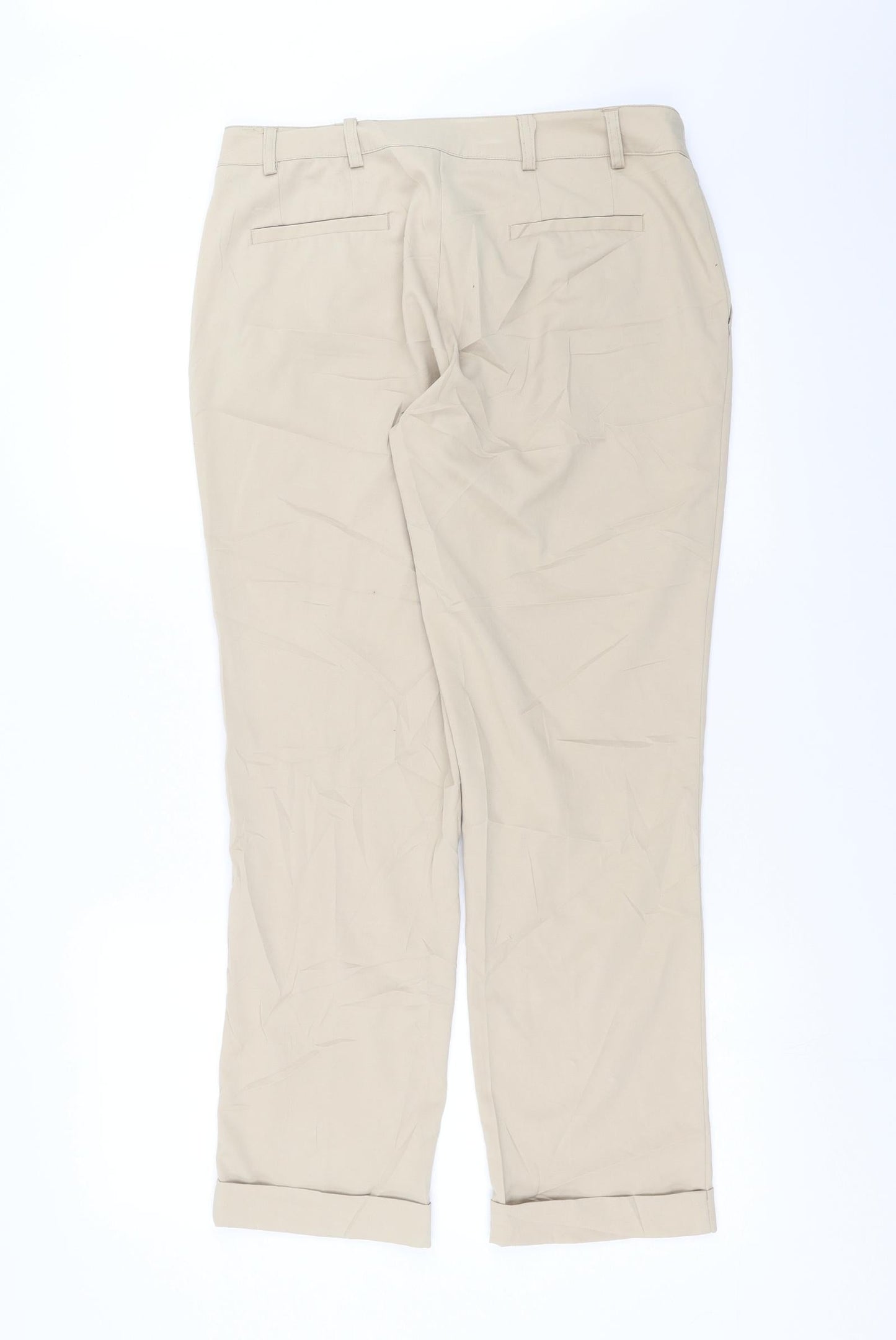 BNK Womens Beige   Trousers  Size 12 L28 in