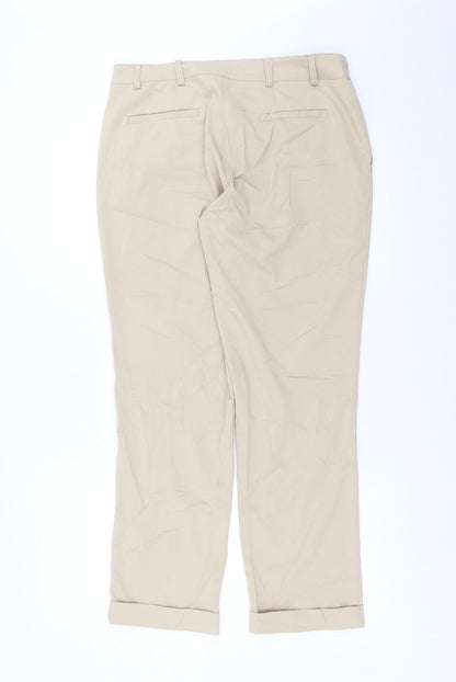 BNK Womens Beige   Trousers  Size 12 L28 in