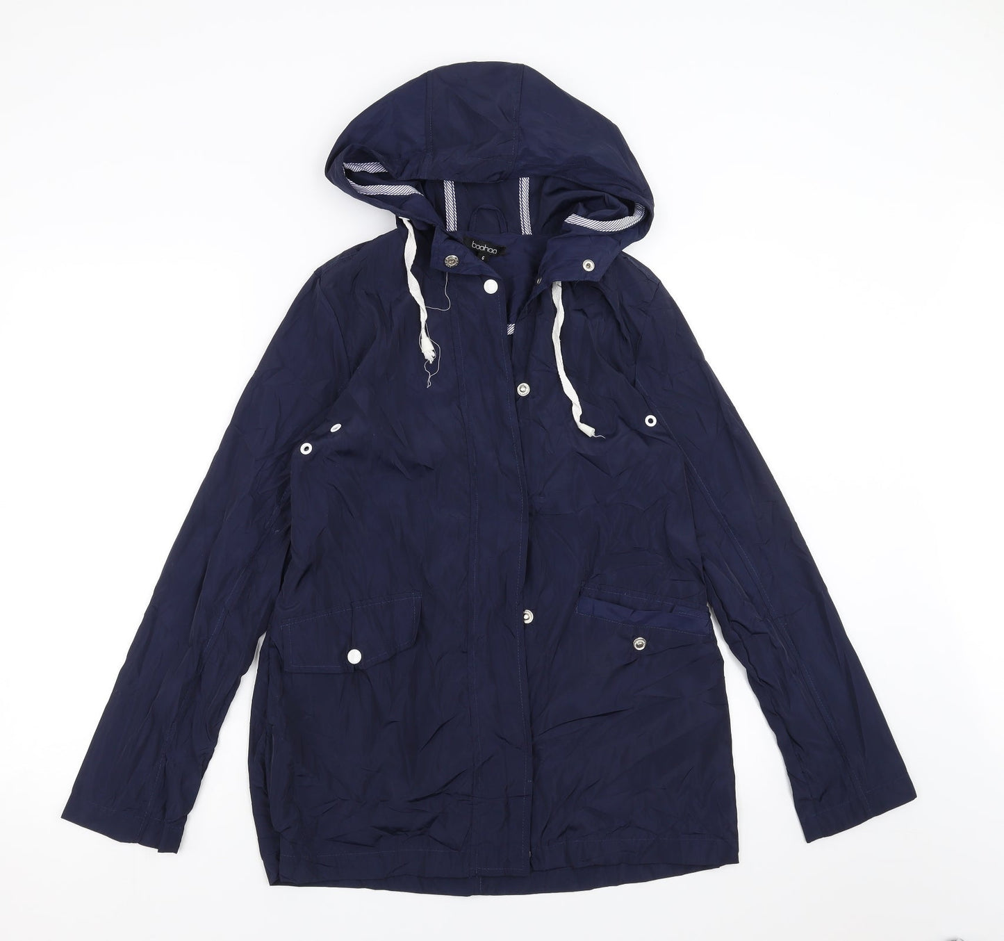 Boohoo Womens Blue   Jacket  Size 6