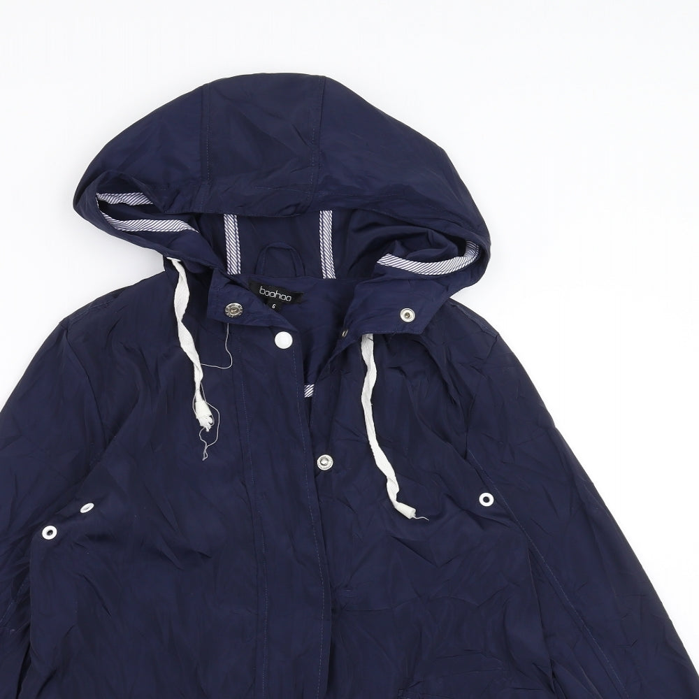 Boohoo Womens Blue   Jacket  Size 6