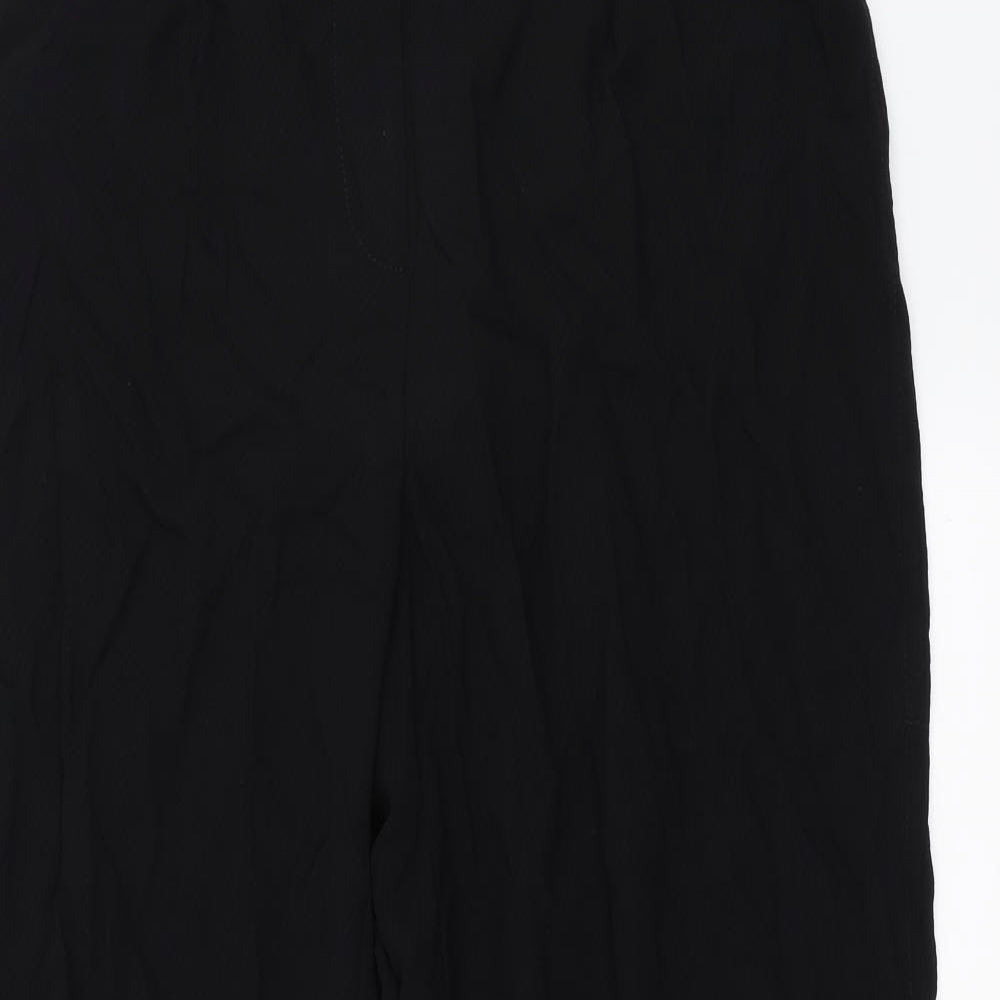 ELVI Womens Black   Trousers  Size 16 L29 in