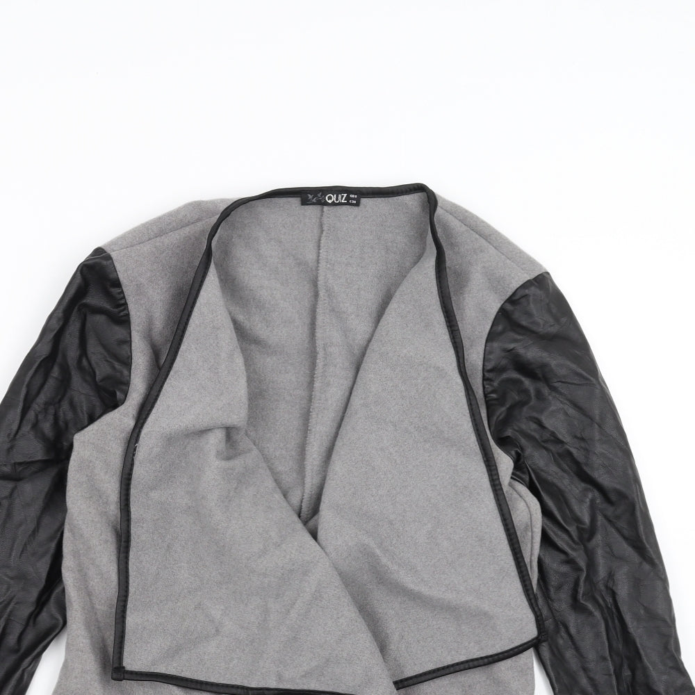 Quiz Womens Grey   Jacket  Size 8