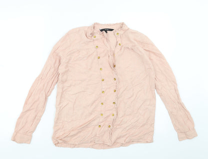 Womens UK Size M VERO MODA Pink Basic Blouse