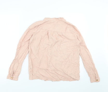 Womens UK Size M VERO MODA Pink Basic Blouse